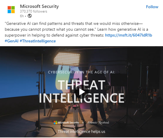 Microsoft AI Threat Integration