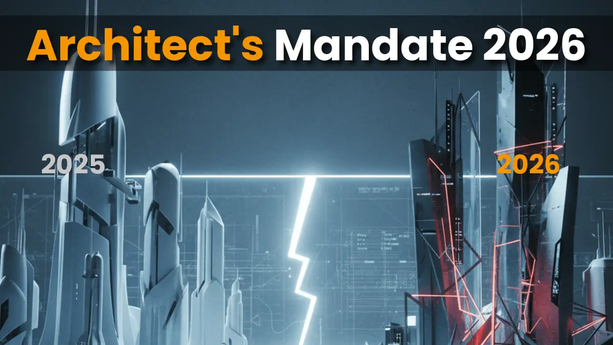 The Architect’s Mandate: Why 2026 Cannot Look Like 2025